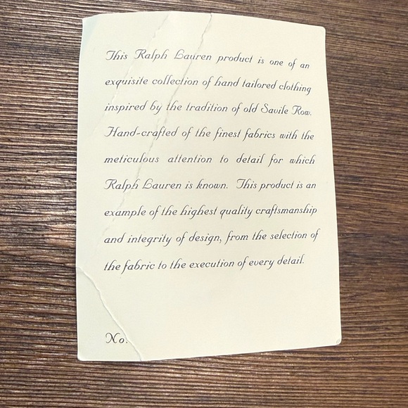 NWOT Ralph Lauren Purple Label Black Double-Breasted Overcoat 42S - Picture 9 of 12